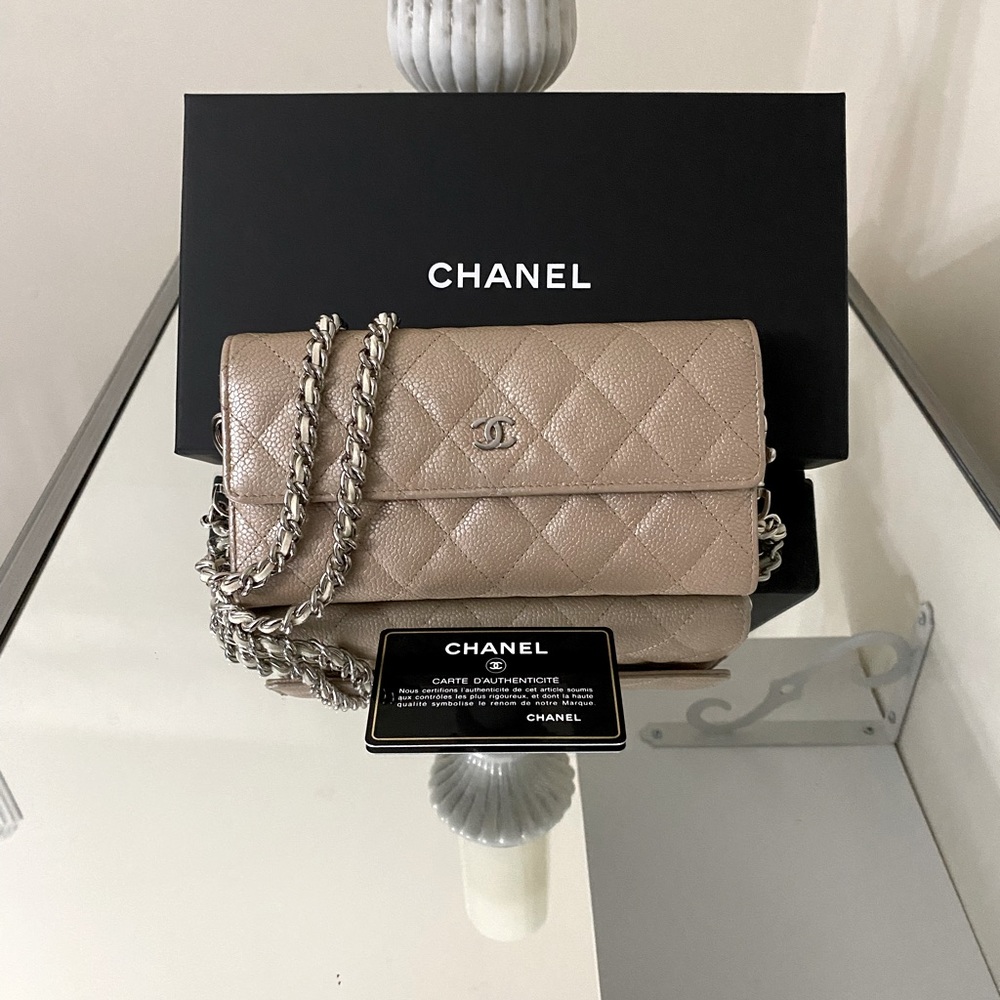 CHANEL LEATHER WOC